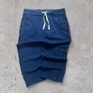 Y2K American Eagle Wide Leg Navy Blue Sweatpants 2000’s